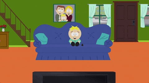 South Park Butters Stotch Giggling GIF