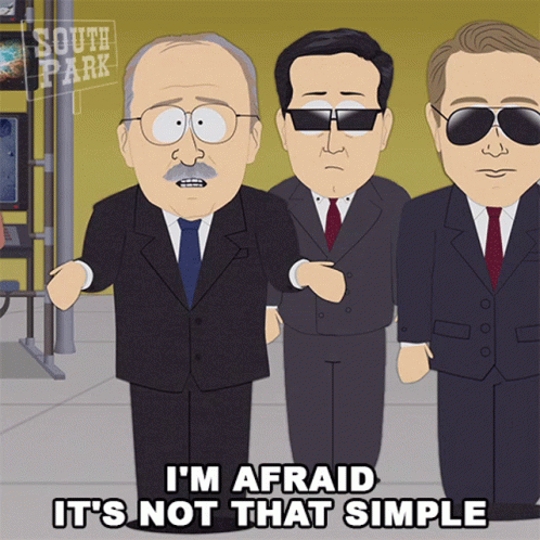 South Park Cartoon Saying Not Simple