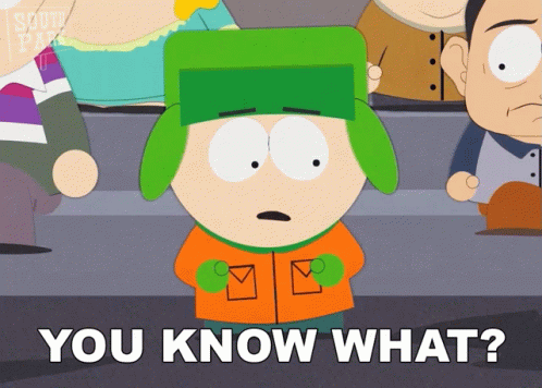 South Park Character Asking Know What GIF