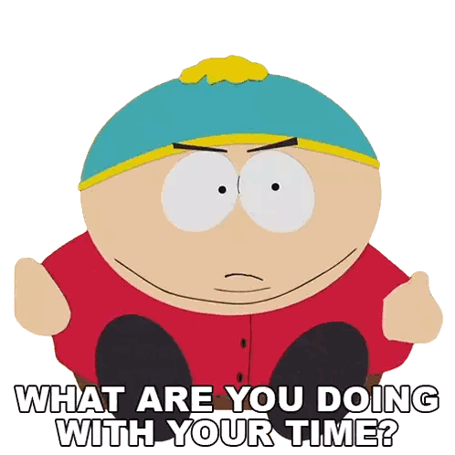 South Park Character Asking What Are You Doing