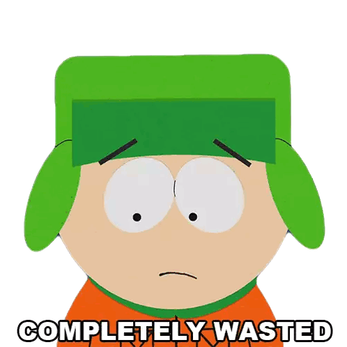 South Park Character Completely Wasted