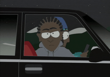 South Park Character Doing Gang Gang Hand Sign GIF