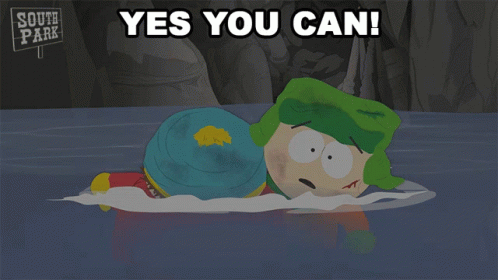 South Park Character in Water