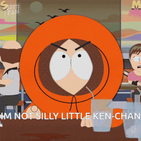 South Park Character Saying I'm Not Silly Little Ken Chan