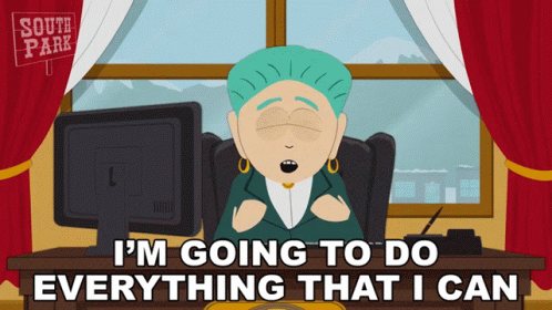 South Park Character Saying I Will Do Everything GIF