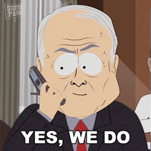 South Park Character Saying Nicely Done