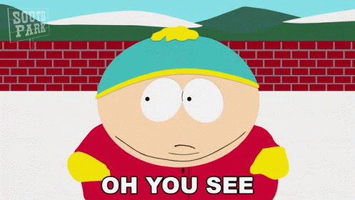 South Park Character Saying Oh