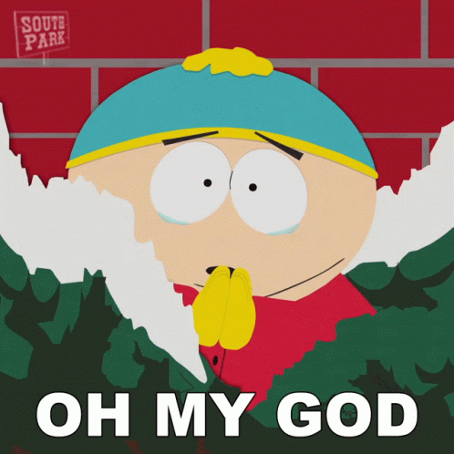 South Park Character Saying Oh My God