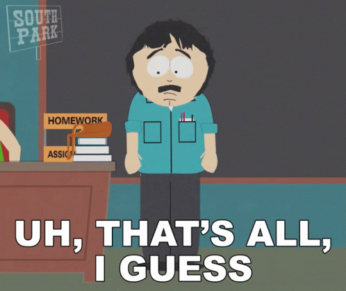 South Park Character Says That's All GIF