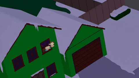 South Park Character With Angel Wings GIF