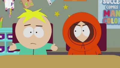 South Park Characters at Table With Success Poster