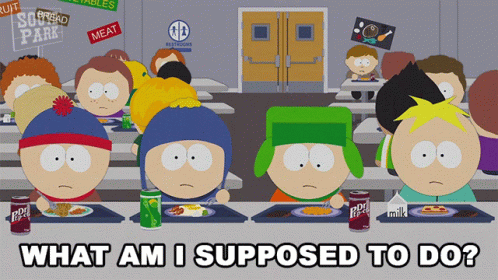 South Park Characters Eating