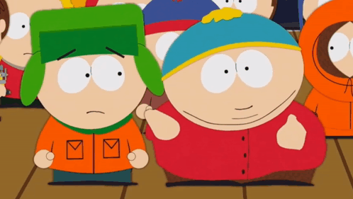 South Park Characters Kyle and Cartman