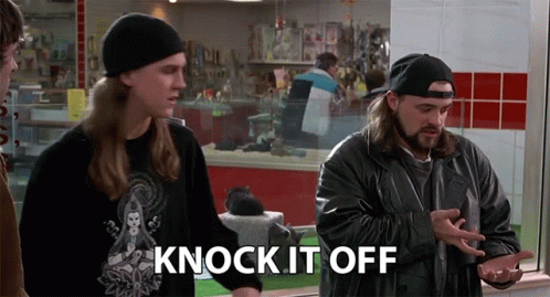 South Park Characters Saying Just Knock It Off GIF