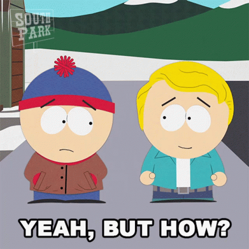 South Park Characters Saying Yeah But How GIF