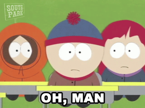 South Park Characters Sitting at Table