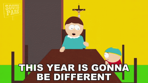 South Park Characters This Year Is Gonna Be Different GIF