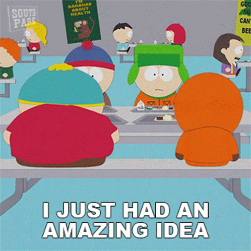 South Park Characters With Amazing Idea