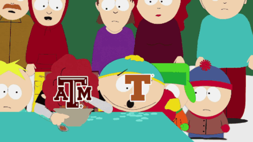 South Park Characters With ATM and T