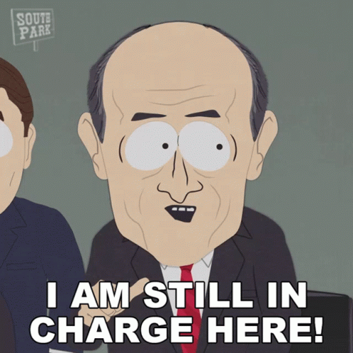 South Park Chertoff In Charge Respect My Authority GIF