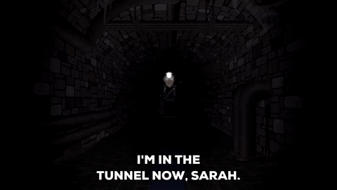 South Park Dark Train Tunnel GIF