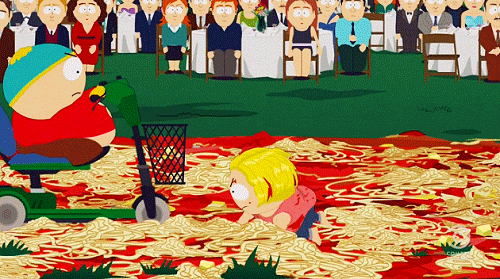 South Park Driving Noodles Spaghetti GIF