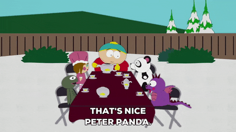 South Park Eric Cartman Tea Party Outside GIF