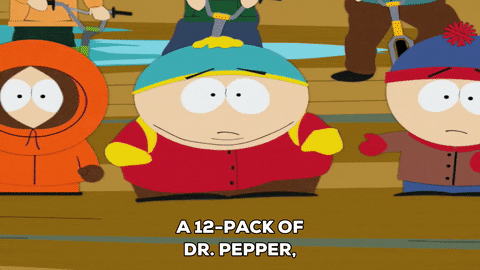 South Park Eric Cartman With Dr Pepper GIF