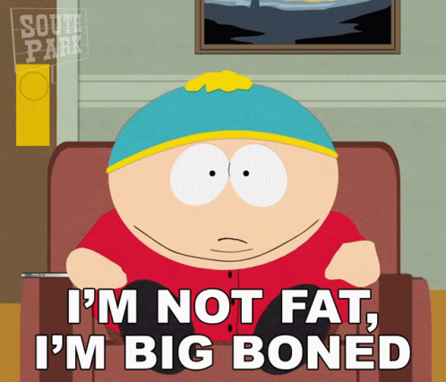 South Park Eric Not Fat Big Boned GIF