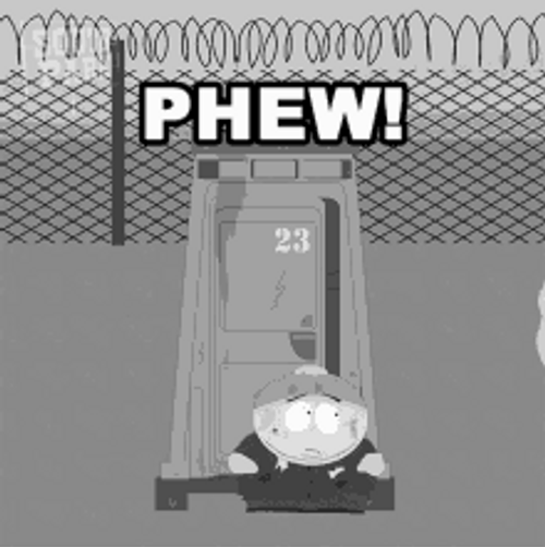 South Park Eric Sad Phew GIF