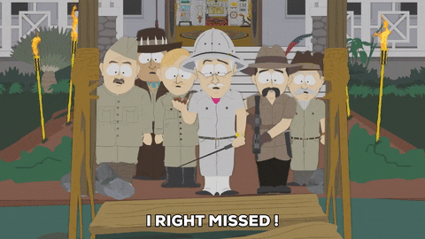 South Park Gin Shot Bad Aim GIF