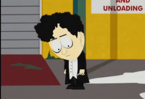 South Park Goth Kid Feet GIF