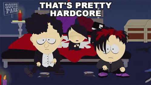 South Park Goth Kids Hardcore GIF