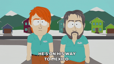 South Park Guys Talking Outside GIF