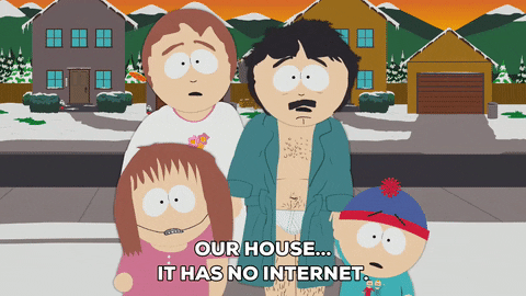 South Park Home Has No Internet GIF