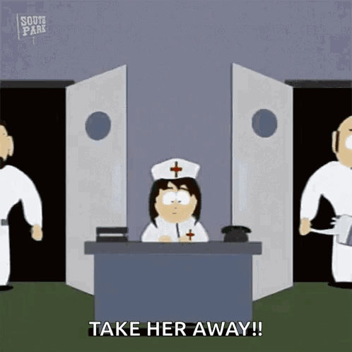 South Park Kyle Broflovski Taken Inside Mental Hospital GIF