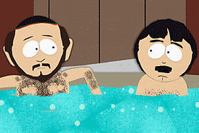 South Park Men Bathtub GIF
