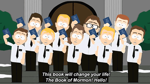 South Park Mormon Life Changing Book GIF