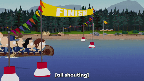 South Park Nathan's Canoe Race GIF