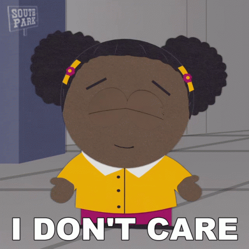 South Park Nichole Don't Care GIF