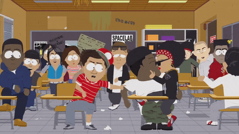 South Park Noisy Classroom Scenario GIF