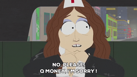 South Park Nurse Missing Tooth GIF