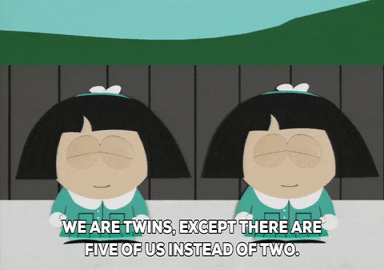 South Park Party Birthday Twins GIF