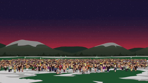 South Park Plane Crash And Burn GIF