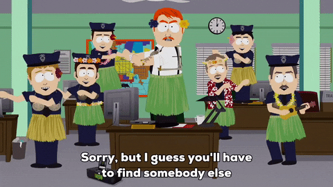 South Park Police Party Dance Mini Skirt GIF