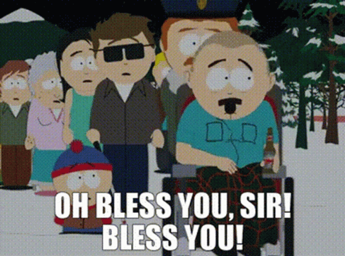 South Park Randy Bless You Sir GIF
