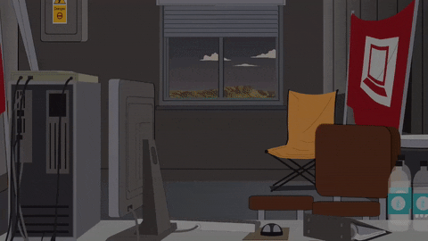 South Park Randy Marsh Sneaking In Office GIF
