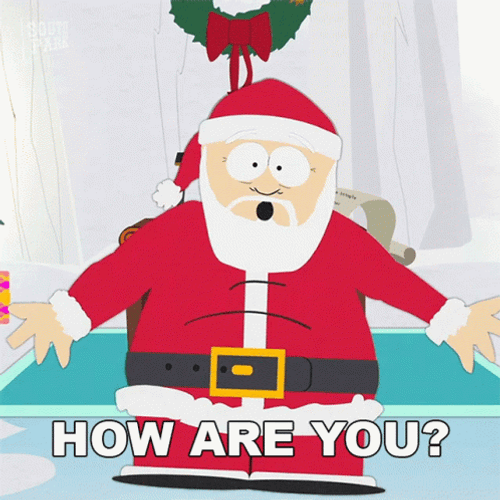 South Park Santa How Are You GIF