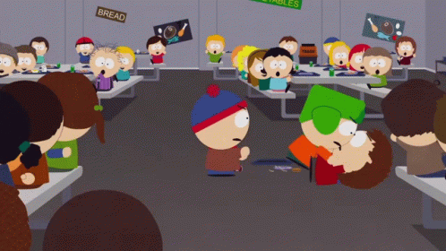 South Park School Fight GIF