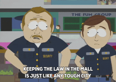 South Park Security Mall Is Very Dangerous GIF